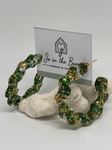 Hand made hoop - hoop, earrings