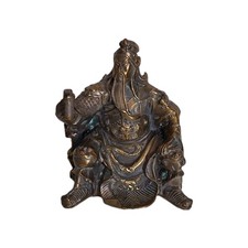 Vintage chinese brass guan - vintage,