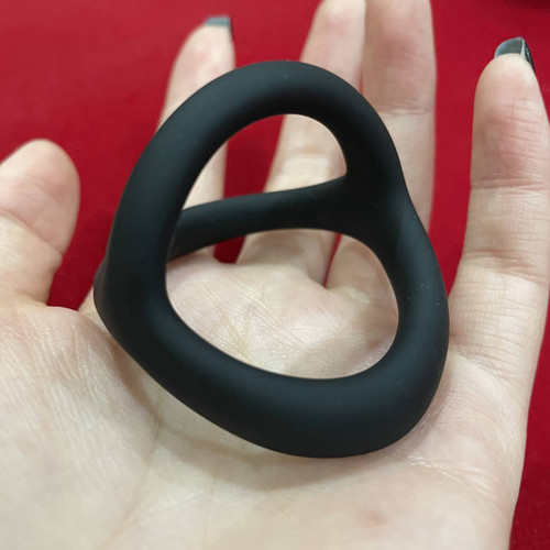 Stretchy triangle cock ring - cock,