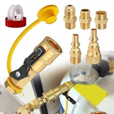 Brass 7pcs Propane Quick Connect Fittings for RV Low Pressure Gas Appliances