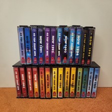 Now That's What I Call Music "10th Anniversary" Double Cassette Tape Albums.