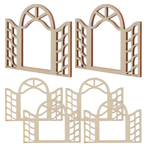 Pcs arch miniature wood - 12,