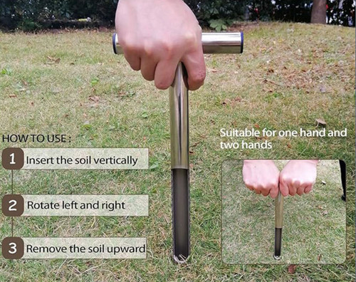 Type soil sampling probe - sampling,