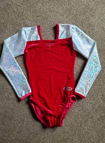 Zone gymnastics red silver - red,