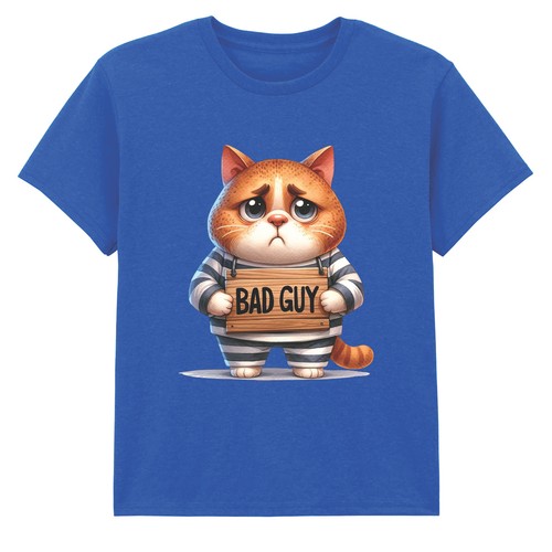 Funny bad guy cat - bad,