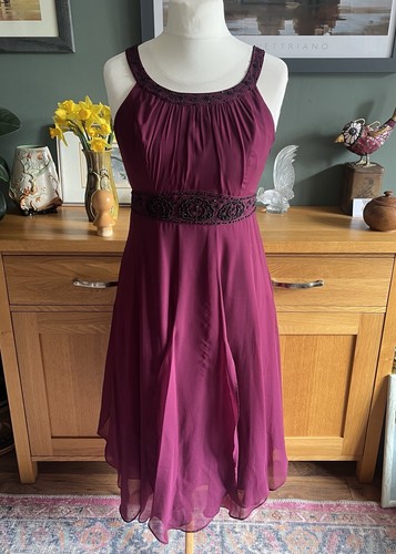 Monsoon claret red beaded - red,