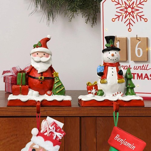 Christmas santa snowman - christmas,