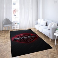 Red Glow Engine Area Rug -