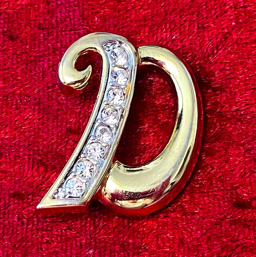 Beautiful vintage letter p - beautiful, d/a/p