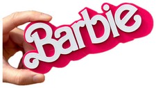 Decorative Barbie Doll   logo Sign Display two sizes small 16cm  Large 25cm