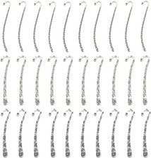 30 Pack Metal Bookmark, Silver