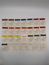 Monopoly Property Title Deed Individual Cards 1950s Replacements VGC *Free Post*
