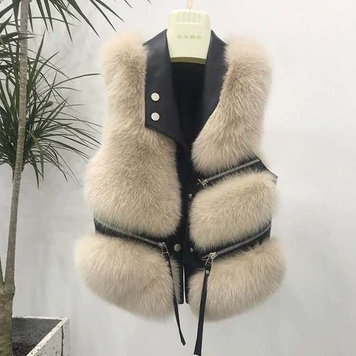 New women luxury fox fur - luxury,
