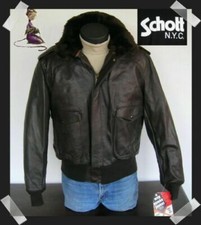 Men's SCHOTT NYC 184SM Brown