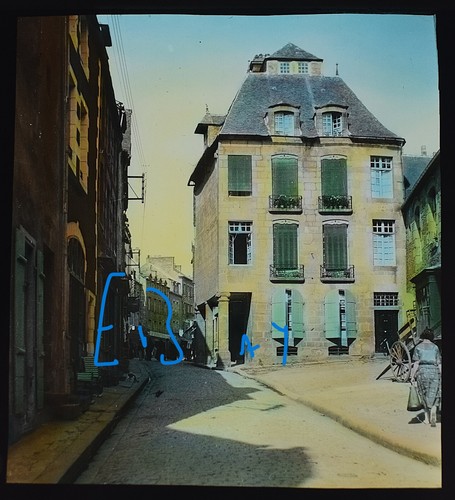 Photo old houses dinan - photo,