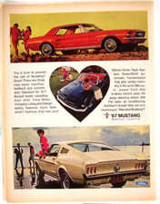 Ford Vintage ad 1967 Mustang