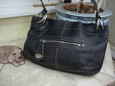 TIGNANELLO BLACK LEATHER