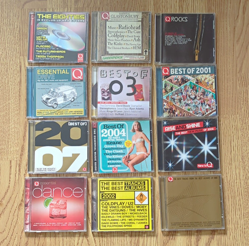 Magazine compilation cds - q,