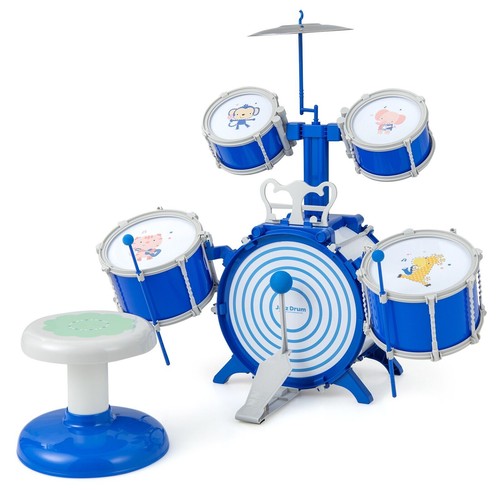 Set with bass drum - bass, musical
