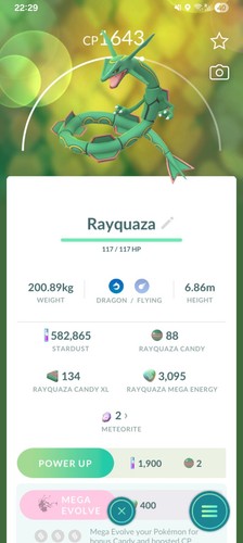 Rayquaza pokemon lv15 great - rayquaza,