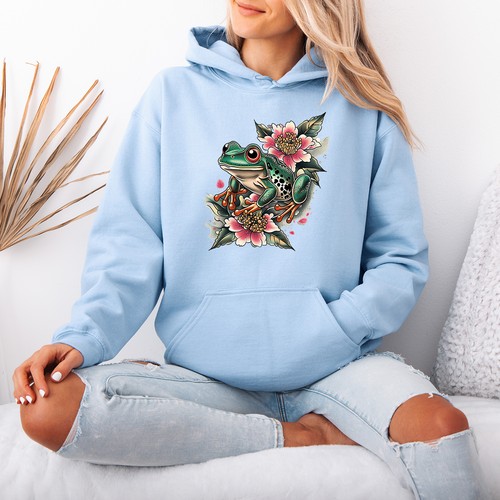 Colourful floral frog womens - colourful,