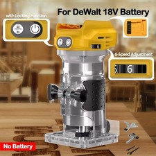 Brushless Wood Router Trimmer Milling Engraving Slotting Machine 18V DewaltHISTO