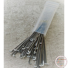 Heidifeathers® Reborn Rooting Crown Needles 10 x 46G  - White Tip - Hair, Micro