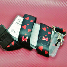 Disney Inspired Cartoon Minnie Mouse Lanyard Card Holder & Safety Clip 