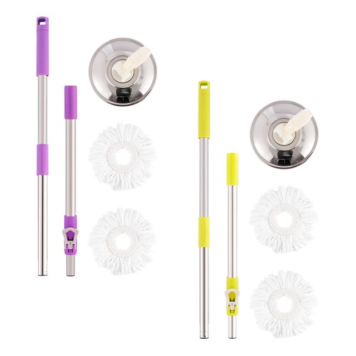 360 spin mop handle set - mop, with