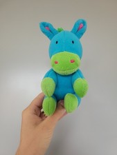 ELC Early Learning Centre Blossom Farm Dillon Donkey 1999 Soft Plush Toy rattle