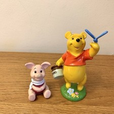 Disney Store Classics Winnie The Pooh PVC Figurine + Piglet PVC Figure