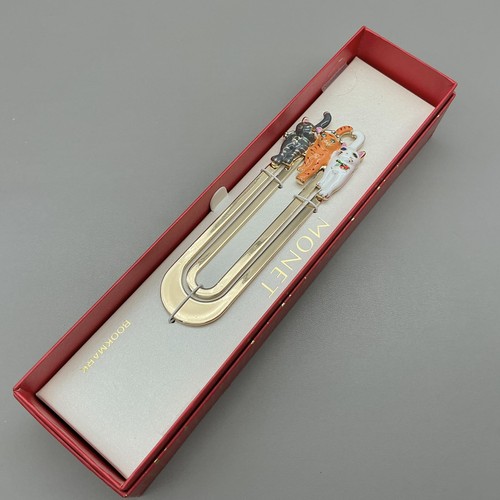 Monet bookmark cat trio - bookmark,