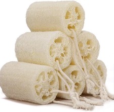6 pack Natural Loofah Sponges