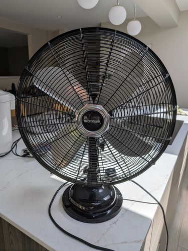 Retro vintage desk fan - fan, 16”