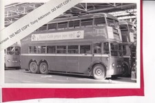 LONDON TRANSPORT TROLLEY BUS F1 TYPE - NO. 730 @ HANWELL DEP. - PHOTO - # B14726