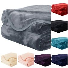 Faux fur throw blanket luxury - fur,