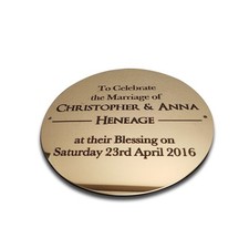 Solid Brass circular shaped