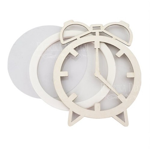 Alarm clock card - clock, set