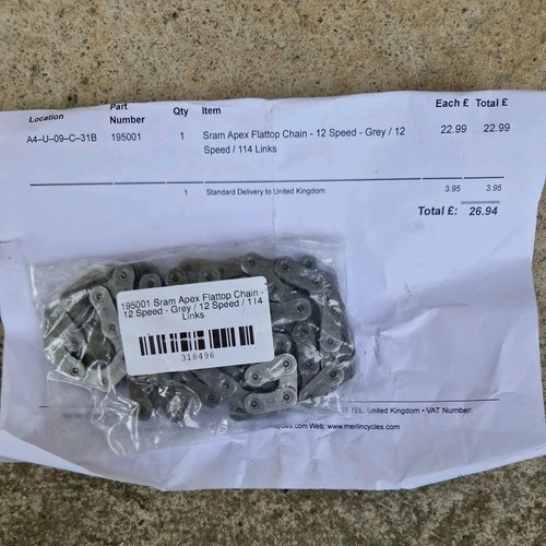 Sram apex flattop chain - chain, 12