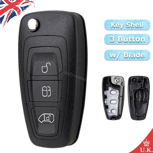 Button remote flip key fob - button,