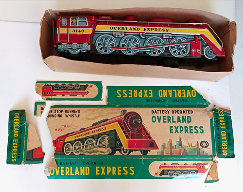 Tinplate toy train battery - ,