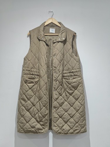 Primark khaki quilted longline - primark,