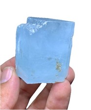 Blue Aquamarine Double Terminated Etched big Crystal, Aquamarine Crystal