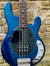 Ernie Ball Music Man Stingray 4 String Bass Metallic Blue 2010