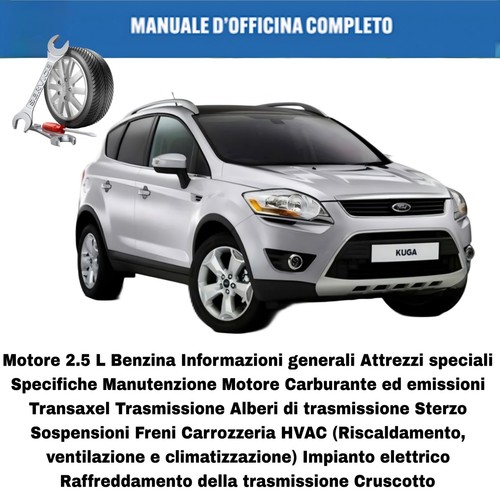 Workshop manual ford kuga mk1 - manual,