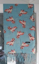 Dachshund Scarf Blue New Soft