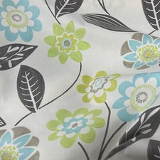 SANTA MARIA 100% Cotton Floral Curtain Fabric GLOBALTEX Cushion Upholstery 54”