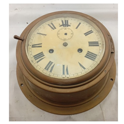Vintage military brass ships - military,