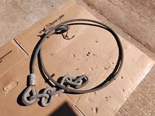 DAIMLER FERRET STEEL TOW ROPE WITH CHAIN END