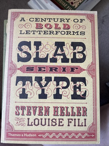 Slab serif type - type, a